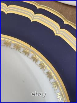 Royal Crown Derby Ashbourne Dinner Plate 5 Piece Setting Store Display