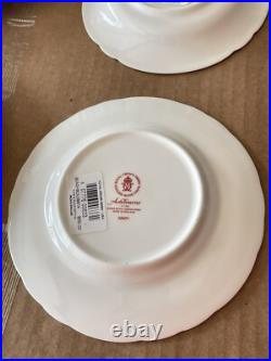 Royal Crown Derby Ashbourne Dinner Plate 5 Piece Setting Store Display
