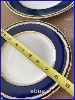 Royal Crown Derby Ashbourne Dinner Plate 5 Piece Setting Store Display