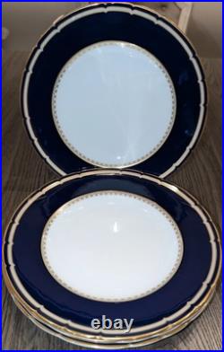 Royal Crown Derby Ashbourne Set Of 4 Dinner & 4 Salad Plates. Retail Value $1788