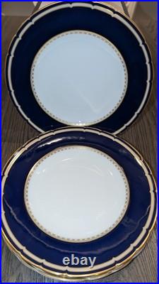 Royal Crown Derby Ashbourne Set Of 4 Dinner & 4 Salad Plates. Retail Value $1788