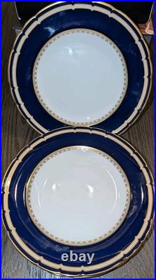 Royal Crown Derby Ashbourne Set Of 4 Dinner & 4 Salad Plates. Retail Value $1788