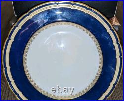 Royal Crown Derby Ashbourne Set Of 4 Dinner & 4 Salad Plates. Retail Value $1788