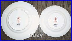 Royal Crown Derby Ashbourne Set Of 4 Dinner & 4 Salad Plates. Retail Value $1788
