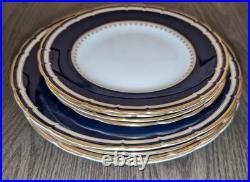 Royal Crown Derby Ashbourne Set Of 4 Dinner & 4 Salad Plates. Retail Value $1788