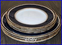 Royal Crown Derby Ashbourne Set Of 4 Dinner & 4 Salad Plates. Retail Value $1788