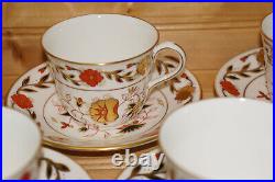 Royal Crown Derby Asian Rose 8687 (6) Cups, 2 5/8 & (6) Saucers, 5 3/4