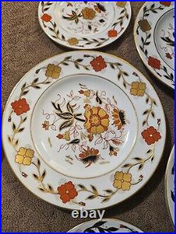 Royal Crown Derby Asian Rose Salad Plates 8 1/2 & Bread Plates 6 1/4 Set Of 6