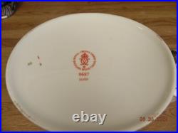 Royal Crown Derby Asian Rose Teapot. 8 IN & LID ON. HAS ORIGINAL BIRD TEA HOLDER