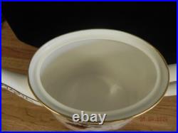 Royal Crown Derby Asian Rose Teapot. 8 IN & LID ON. HAS ORIGINAL BIRD TEA HOLDER