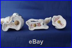 Royal Crown Derby Aurora Polar Bear And Cubs Boris And Alice L/e Paperweights