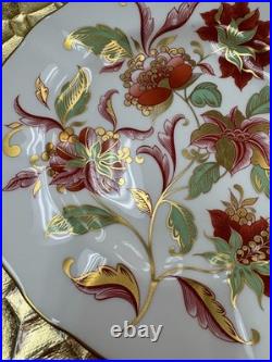 Royal Crown Derby Autumn Gold Accent Plate 8 1/2 New, Store Sample