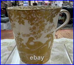 Royal Crown Derby Aves Gold Beaker (Mug), NEW, 3.75 H