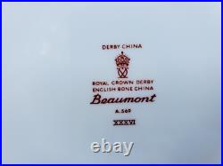 Royal Crown Derby BEAUMONT A569 5 pc Place Setting, England Made, Mint Cond