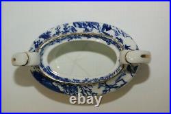 Royal Crown Derby BLUE MIKADO 3 Piece Set Teapot Covered Sugar And Creamer