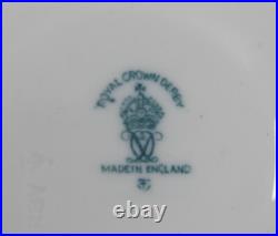 Royal Crown Derby BLUE MIKADO Bone China Cup & Saucer Sets Lot of 10