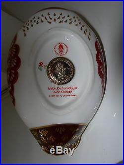 Royal Crown Derby Bakewell Duck Paperweight Ltd. Edit For Sinclairs Boxed 1995