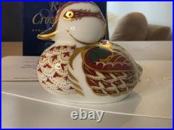 Royal Crown Derby Bakewell Duckling 1998-1999 Exclusive Boxed w Certificate