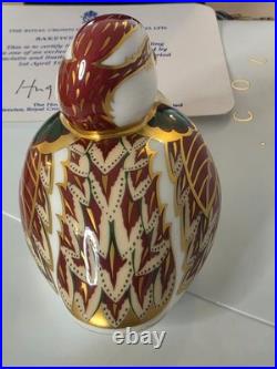 Royal Crown Derby Bakewell Duckling 1998-1999 Exclusive Boxed w Certificate