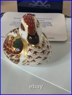 Royal Crown Derby Bakewell Duckling 1998-1999 Exclusive Boxed w Certificate