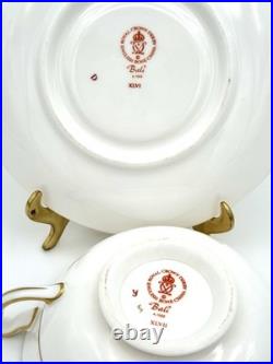 Royal Crown Derby Bali Cream Soup Bowls & Saucers, Set of 4