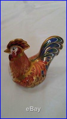 Royal Crown Derby Bantam Cockerel Paperweight