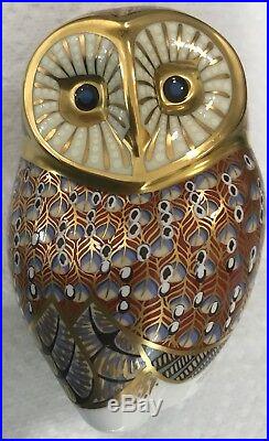 Royal Crown Derby Barn Owl Figurine