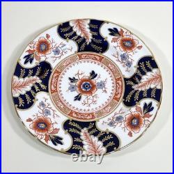 Royal Crown Derby Battersea Plates Set of 6 Luncheon 9.25 England Vintage Imari