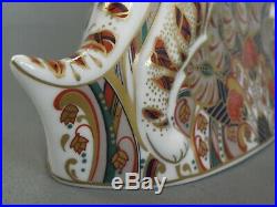 Royal Crown Derby Bengal Tiger Imari Paperweight 1st Quality Gold Stopper