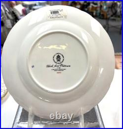 Royal Crown Derby Black Aves Platinum Dessert Plate 8.5D, NEW