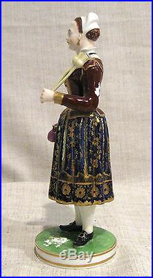 Royal Crown Derby Bloor Figurine with Brushes Circa Early 19th Century