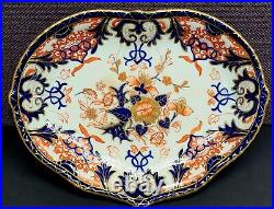 Royal Crown Derby Bloor c1830s Heart-Shaped Imari Dish 10.5 in x 8 Rare England