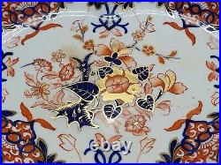 Royal Crown Derby Bloor c1830s Heart-Shaped Imari Dish 10.5 in x 8 Rare England