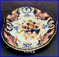 Royal Crown Derby Bloor c1830s Heart-Shaped Imari Dish 10.5 in x 8 Rare England