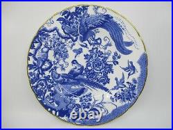 Royal Crown Derby Blue Aves Dinner Plate 10 1/2 -1004e