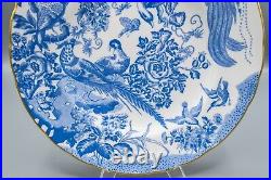 Royal Crown Derby Blue Aves Dinner Plate- 10 5/8 FREE USA SHIPPING