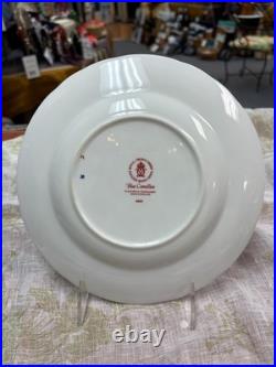 Royal Crown Derby Blue Camellias Accent Plate NEW without Box 8.5