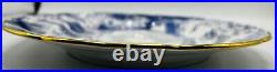 Royal Crown Derby Blue Mikado 15 Oval Serving Platter England Excellent