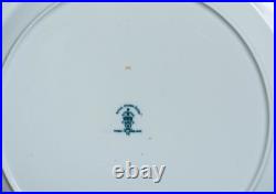 Royal Crown Derby Blue Mikado 3-Piece Tea Trio Cup Saucer Dinner Plate England