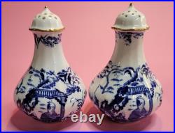 Royal Crown Derby Blue Mikado 5 PC, Mint or Nut Bowl. Jelly or Rice Pot, S & P