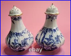 Royal Crown Derby Blue Mikado 5 PC, Mint or Nut Bowl. Jelly or Rice Pot, S & P