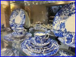 Royal Crown Derby Blue Mikado 91 Pc Dinner & Tea Service, Mint, Early, Rare