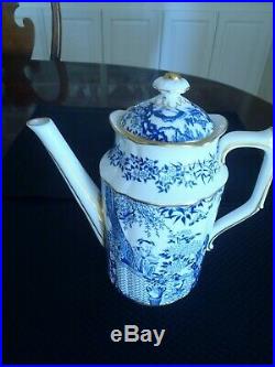 Royal Crown Derby Blue Mikado Coffee Pot
