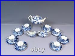 Royal Crown Derby Blue Mikado Coffee Tea Cup England Cups Sugar Teapot Vintage