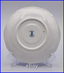 Royal Crown Derby Blue Mikado Flat Cup with Saucer Set of 2