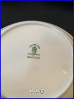 Royal Crown Derby Blue Mikado Gold Trim Five Cereal Bowls LOT G NICE