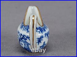 Royal Crown Derby Blue Mikado Pattern Miniature Creamer Circa 1925-1964