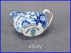 Royal Crown Derby Blue Mikado Pattern Miniature Creamer Circa 1925-1964