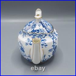 Royal Crown Derby Blue Mikado Small Teapot & Lid FREE USA SHIPPING