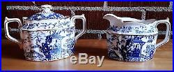 Royal Crown Derby. Blue Mikado. Tea Set 4 Pieces EXCELLENT CONDITION